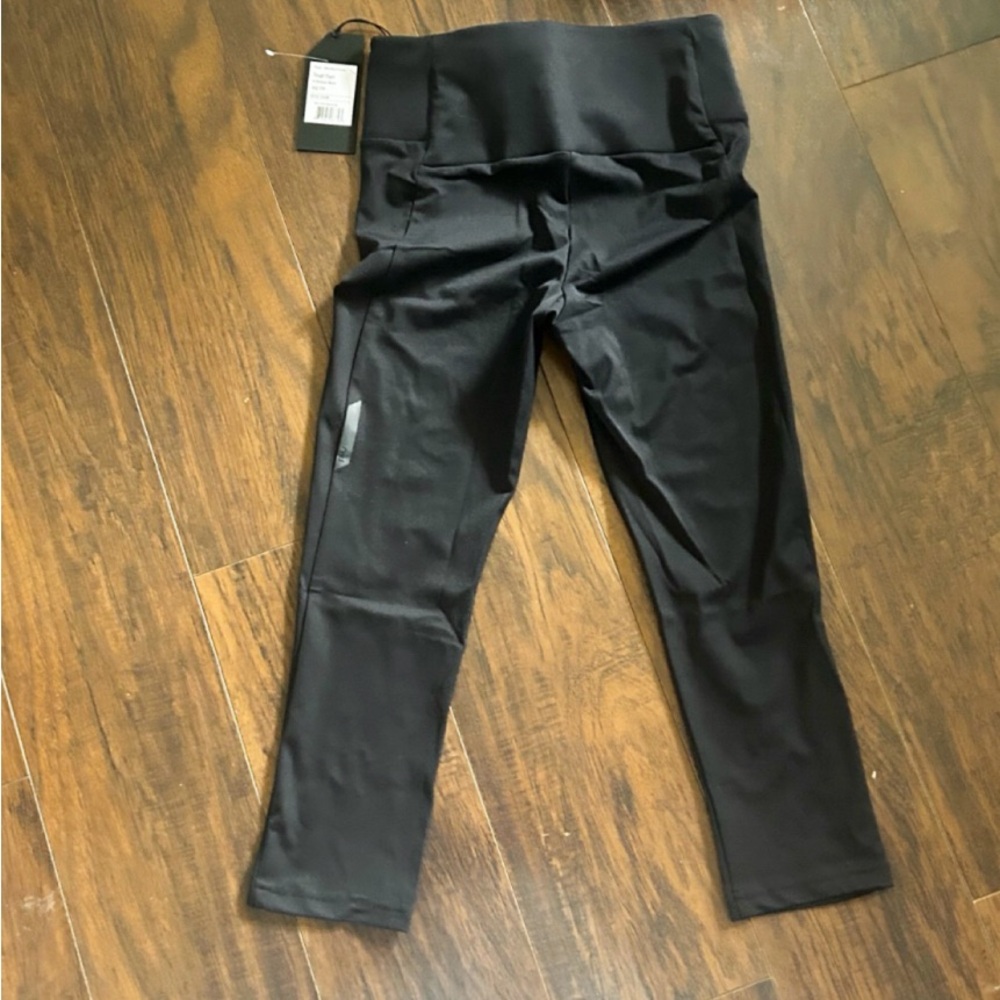XS Stretchy Black Leggings for girls/teens NWT
